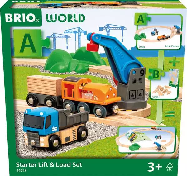 BRIO World Railway Set Starter Lift & Load Set - Image 4