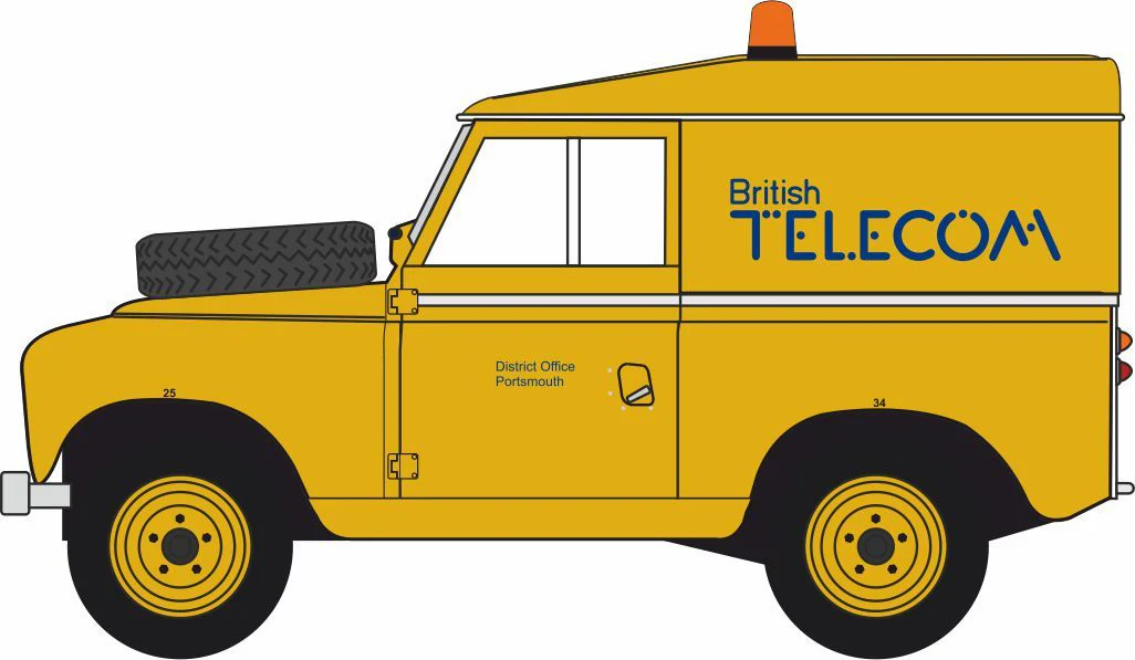 Land Rover Series III Hard Top British Telecom