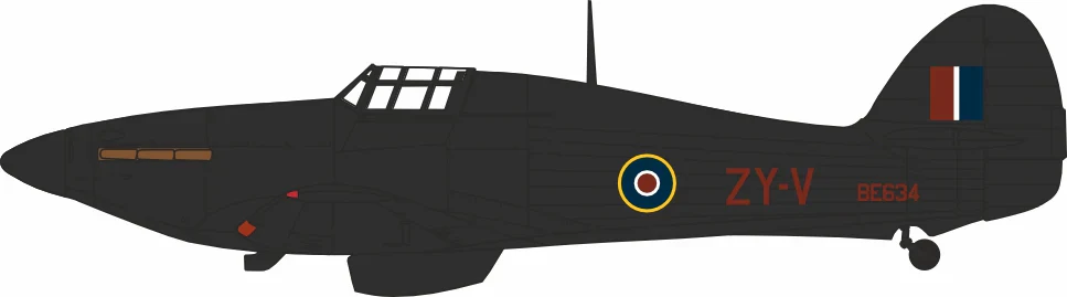 Hawker Hurricane MkIIC Nightfighter 247 Sqn. RAF